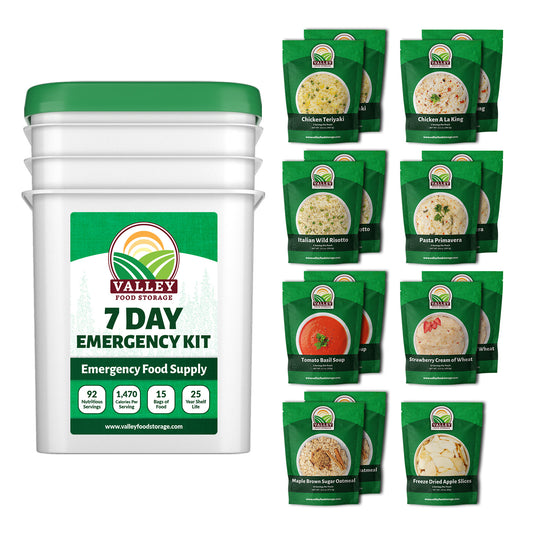 7 Day Emergency Food Kit From Valley Food Storage